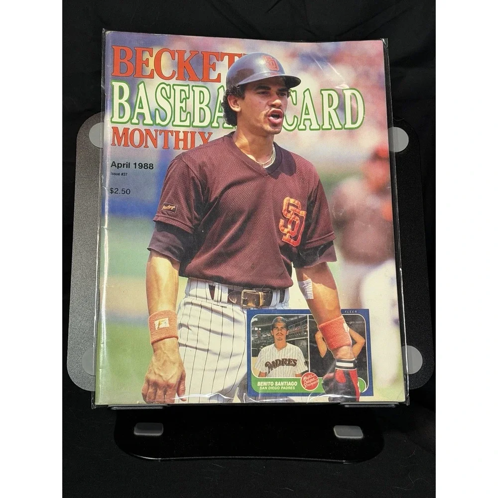 Beckett Baseball Card Monthly April 1988 Issue 37 Baseball Cards Magazine